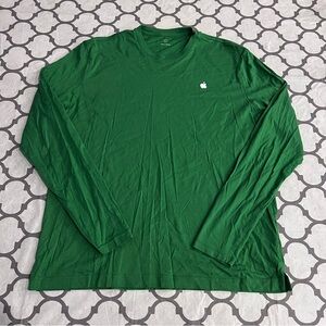 Official Apple Mac Store Logo Employee Issued Genius Bar Shirt Men’s Large Rare